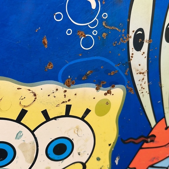 2007 SpongeBob SquarePants well used/loved eating or rolling tray - Picture 5 of 8